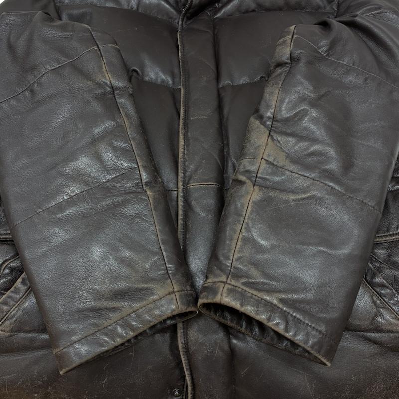 ポールスミス Paul Smith ジャケット、上着 ダウンジャケット 羊革 ラム レザー ダウン ジャケット M メンズ USED 古着 中古 50170250