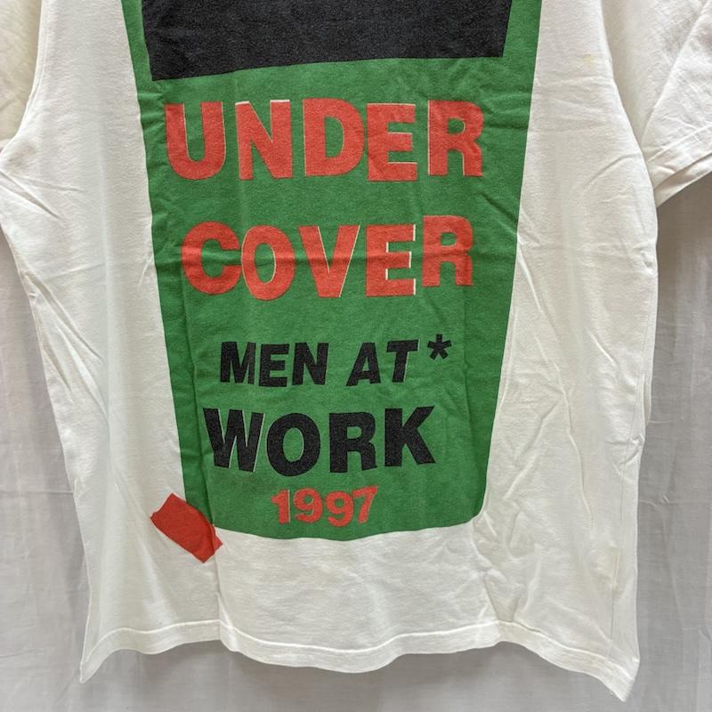 アンダーカバー UNDERCOVER Tシャツ 半袖 MEN AT WORK 1997 復刻 Tシャツ XL メンズ USED 古着 中古 50170251