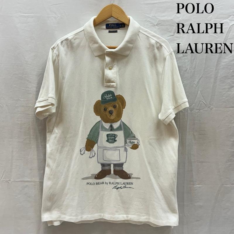 ポロラルフローレン POLO RALPH LAUREN ポロシャツ 半袖 POLO BEAR ポロベア ラルフズ コーヒー ナンバリング ポロシャツ L メンズ USED 古着 中古 50170252