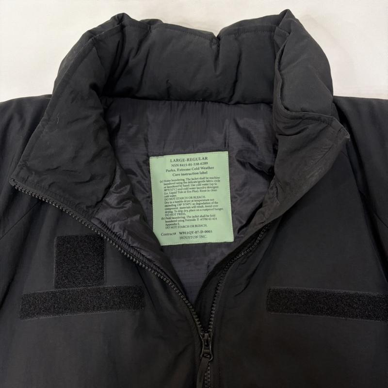 ヒューストン HOUSTON ジャケット、上着 ジャンパー、ブルゾン GEN3 LEVEL7 JACKET パテッド ジャケット 8415-01-538-6289 L 黒 / ブラック / black メンズ USED 古着 中古 50170260