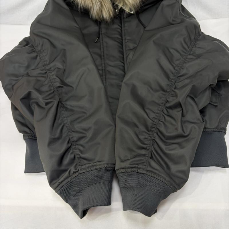モンキータイム MONKEY TIME ジャケット、上着 フライトジャケット ファー ジャケット 8325-6-000003 N-2B モディファイ L オリーブグリーン / オリーブグリーン / メンズ USED 古着 中古 50170273