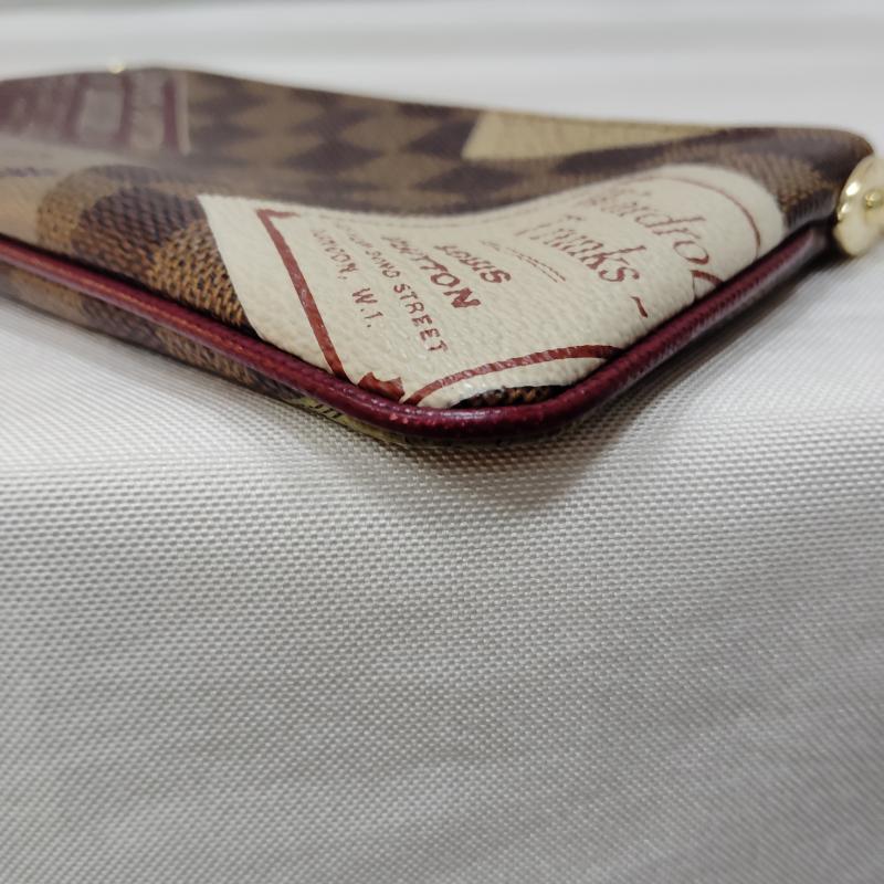 ルイヴィトン LOUIS VUITTON ハンドバッグ ハンドバッグ ハンドバッグ ダミエ エベヌ ポシェット ミラ ラベルコレクション MM N63080 茶 / ブラウン / brown レディース USED 古着 中古 50170279