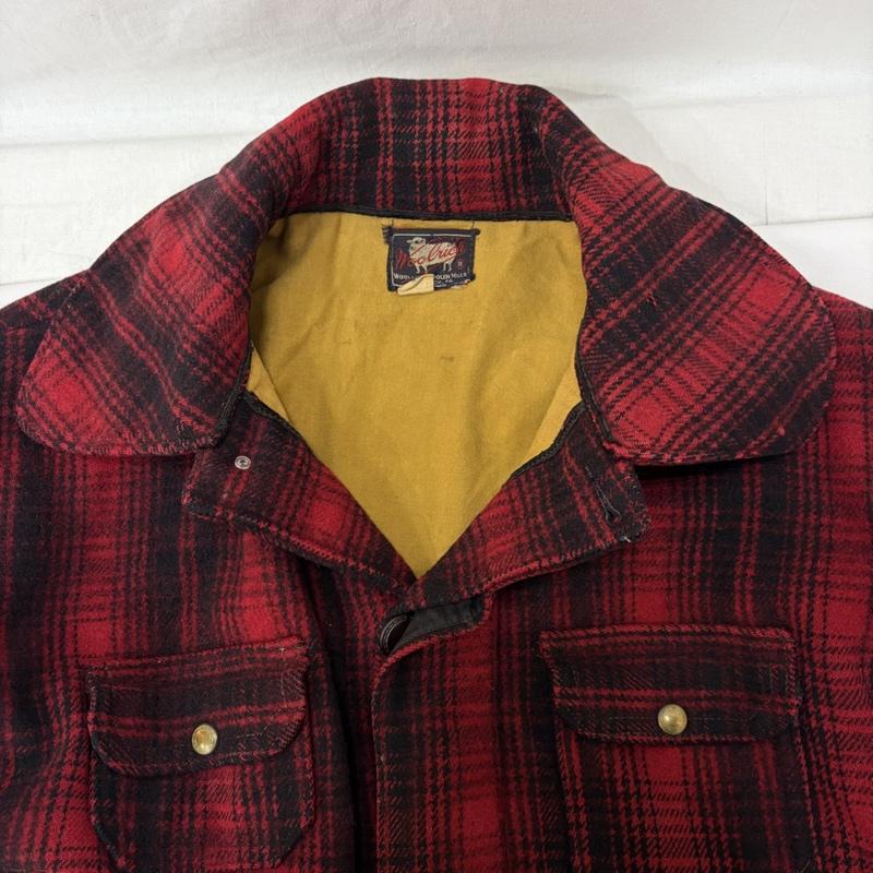 ウールリッチ WOOLRICH ジャケット、上着 ジャンパー、ブルゾン 50s 503 バッファロー チェック マッキーノ ジャケット 46 黒 / ブラック / black X 赤 / レッド / red メンズ USED 古着 中古 50170284