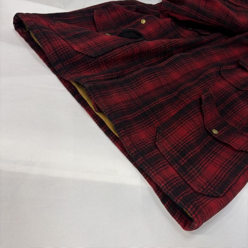 ウールリッチ WOOLRICH ジャケット、上着 ジャンパー、ブルゾン 50s 503 バッファロー チェック マッキーノ ジャケット 46 黒 / ブラック / black X 赤 / レッド / red メンズ USED 古着 中古 50170284