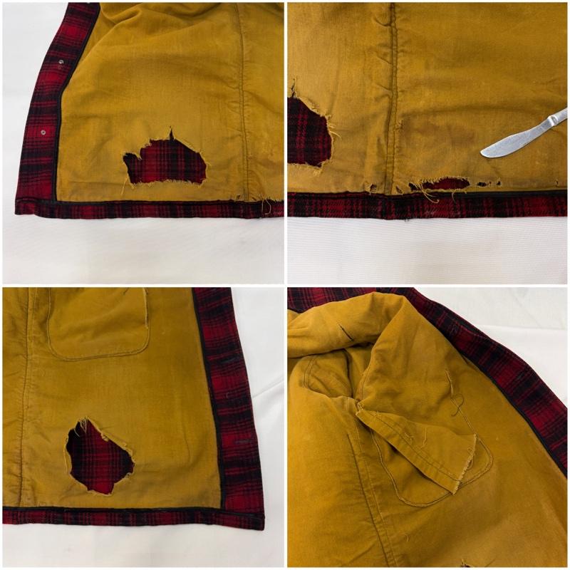 ウールリッチ WOOLRICH ジャケット、上着 ジャンパー、ブルゾン 50s 503 バッファロー チェック マッキーノ ジャケット 46 黒 / ブラック / black X 赤 / レッド / red メンズ USED 古着 中古 50170284