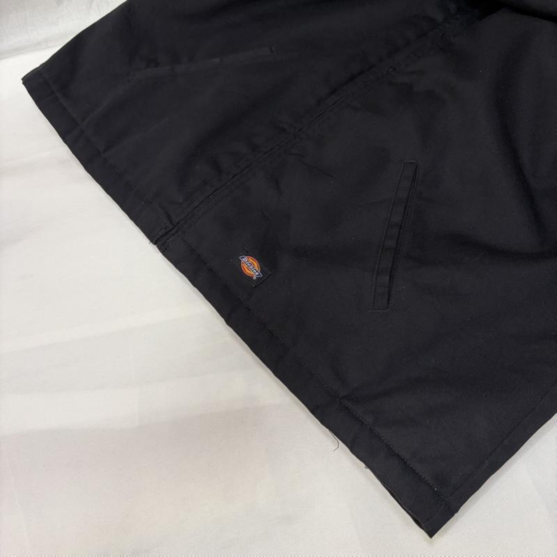 ディッキーズ Dickies ジャケット、上着 ジャンパー、ブルゾン ワーク アイゼンハワー ジャケット Independent ワッペン カスタム XL 黒 / ブラック / black メンズ USED 古着 中古 50170298
