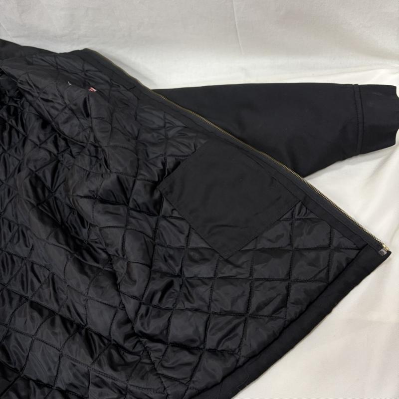 ディッキーズ Dickies ジャケット、上着 ジャンパー、ブルゾン ワーク アイゼンハワー ジャケット Independent ワッペン カスタム XL 黒 / ブラック / black メンズ USED 古着 中古 50170298