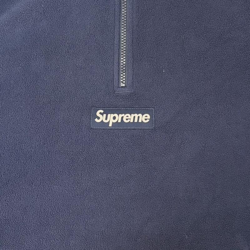 シュプリーム Supreme パーカー 長袖 25AW Polartec Face Mask Half Zip Hooded Sweatshirt ハーフ ジップ フードパーカー XL 紺 / ネイビー / navy メンズ USED 古着 中古 50170305