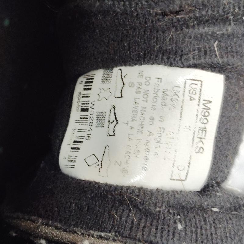 ニューバランス New Balance スニーカー スニーカー M991EKS BLACK SUEDE MADE IN ENGLAND UK：10 黒 / ブラック / black メンズ USED 古着 中古 50170353