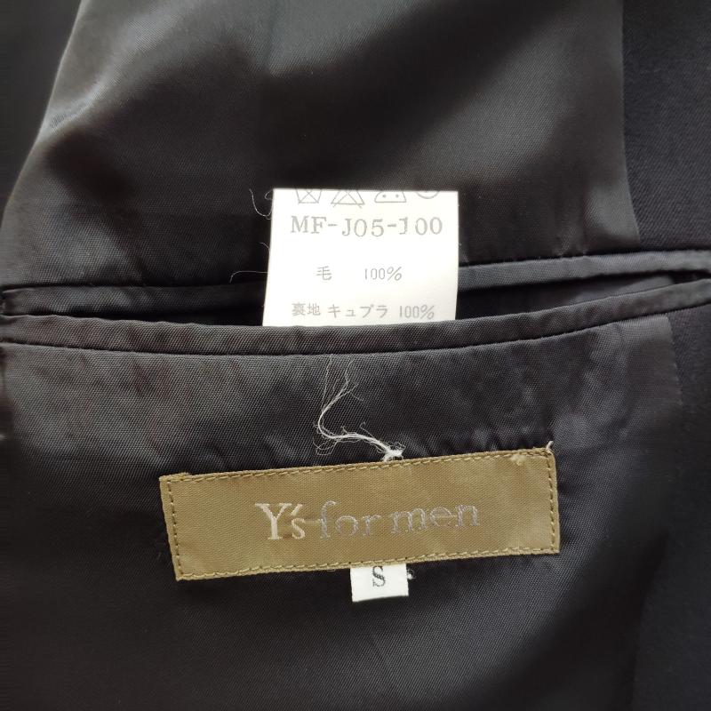 ワイズフォーメン Y s for men スーツ スーツ 90s 3ピース スーツ ウール テーラード ジャケット S 黒 / ブラック / black メンズ USED 古着 中古 50170365