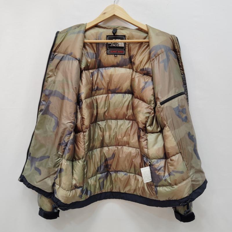 ザノースフェイス THE NORTH FACE ジャケット、上着 ダウンジャケット アコンカグア ジャケット サミット シリーズ カモフラージュ 迷彩柄 M 緑 / グリーン / green メンズ USED 古着 中古 50170367