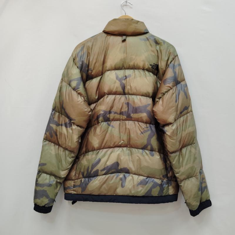 ザノースフェイス THE NORTH FACE ジャケット、上着 ダウンジャケット アコンカグア ジャケット サミット シリーズ カモフラージュ 迷彩柄 M 緑 / グリーン / green メンズ USED 古着 中古 50170367