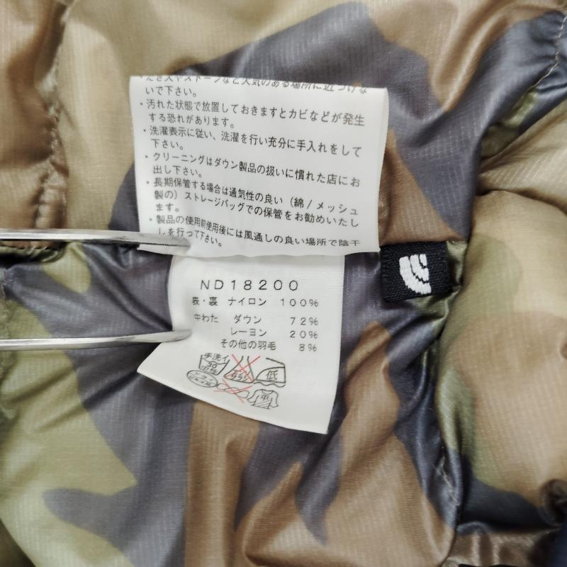 ザノースフェイス THE NORTH FACE ジャケット、上着 ダウンジャケット アコンカグア ジャケット サミット シリーズ カモフラージュ 迷彩柄 M 緑 / グリーン / green メンズ USED 古着 中古 50170367