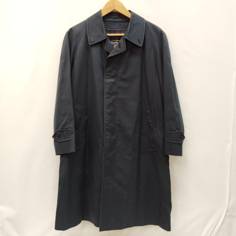 バーバリーズ BURBERRYS コート コート一般 ステンカラーコート バルマカーンコート フライフロント - 紺 / ネイビー / navy メンズ USED 古着 中古 50170369