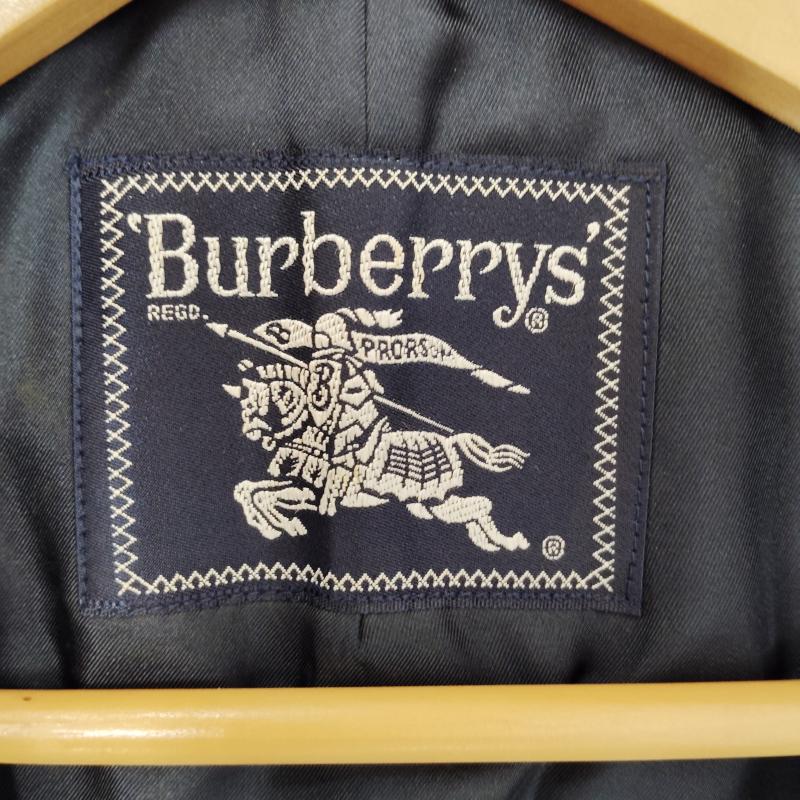 バーバリーズ BURBERRYS コート コート一般 ステンカラーコート バルマカーンコート フライフロント - 紺 / ネイビー / navy メンズ USED 古着 中古 50170369