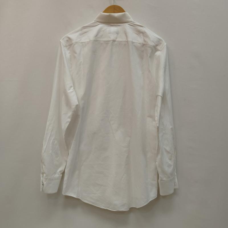 エルメス HERMES シャツ、ブラウス 長袖 長袖 ドレス シャツ コットン フランス製 S 白 / ホワイト / white メンズ USED 古着 中古 50170371