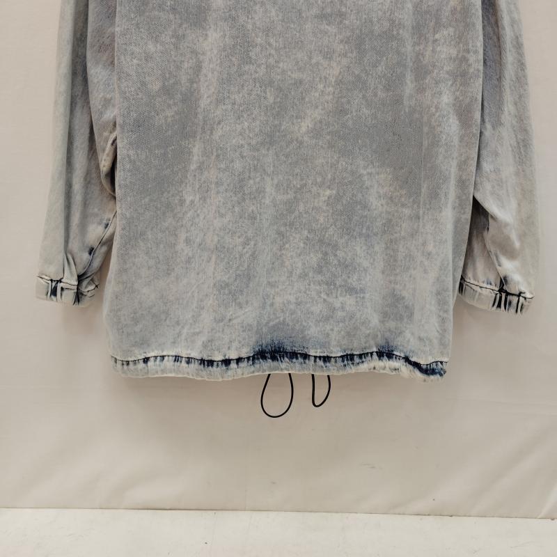 ディーゼル DIESEL ジャケット、上着 ジャケット、ブレザー 24AW オーバルD ジップアップ デニム ジャケット D-KRAP-S1 S 水色 / ライトブルー / メンズ USED 古着 中古 50170376