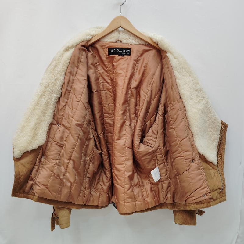 ペレペレ PELLEPELLE ジャケット、上着 レザージャケット ヴィンテージ スエード ムートン レザー ジャケット キャメル タン カラー マーク ブキャナン 40 茶 / ブラウン / brown メンズ USED 古着 中古 50170378