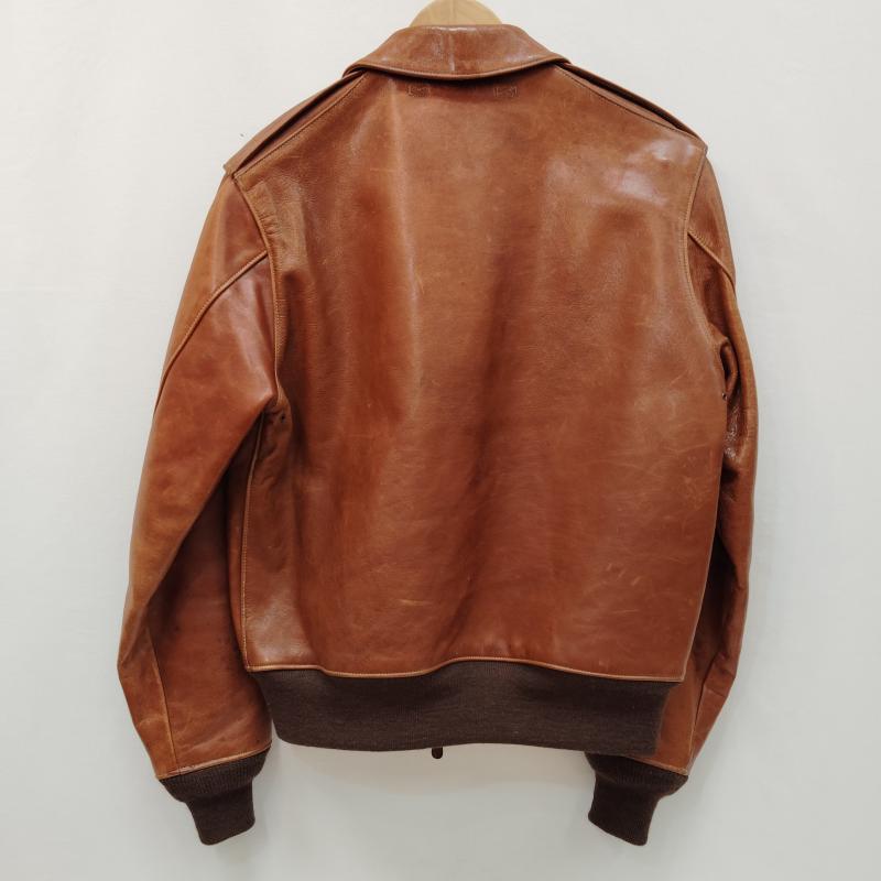 ラフウェアクロージング ROUGH WEAR CLOTHING ジャケット、上着 レザージャケット Type A-2 フライト ジャケット 馬革 ホースハイド 40 茶 / ブラウン / brown メンズ USED 古着 中古 50170381