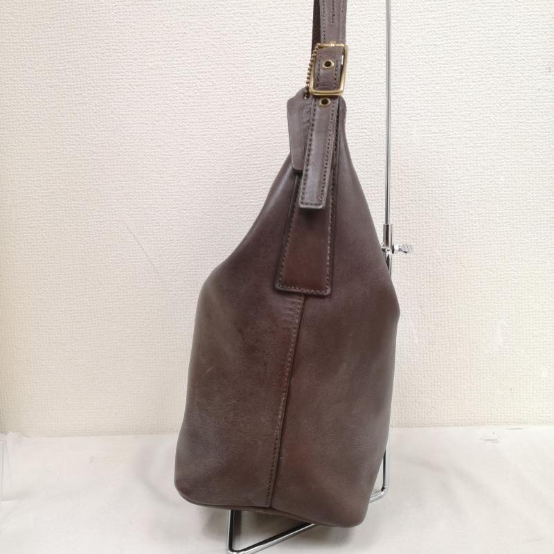 コーチ COACH ショルダーバッグ ショルダーバッグ オールド コーチ ワン ショルダー バッグ 9823 - えんじ / ワインレッド / dark red X 茶 / ブラウン / brown レディース USED 古着 中古 50170388