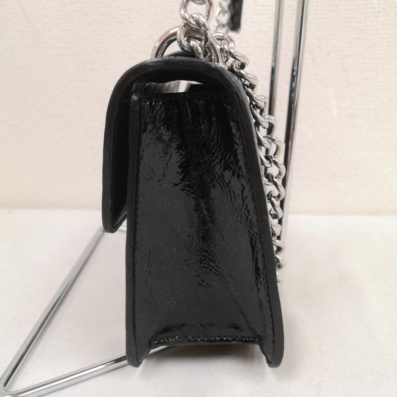 アルマーニエクスチェンジ ARMANI EXCHANGE ショルダーバッグ ショルダーバッグ ADE AX ロゴ チェーン ミニ ショルダー バック - 黒 / ブラック / black レディース USED 古着 中古 50170390