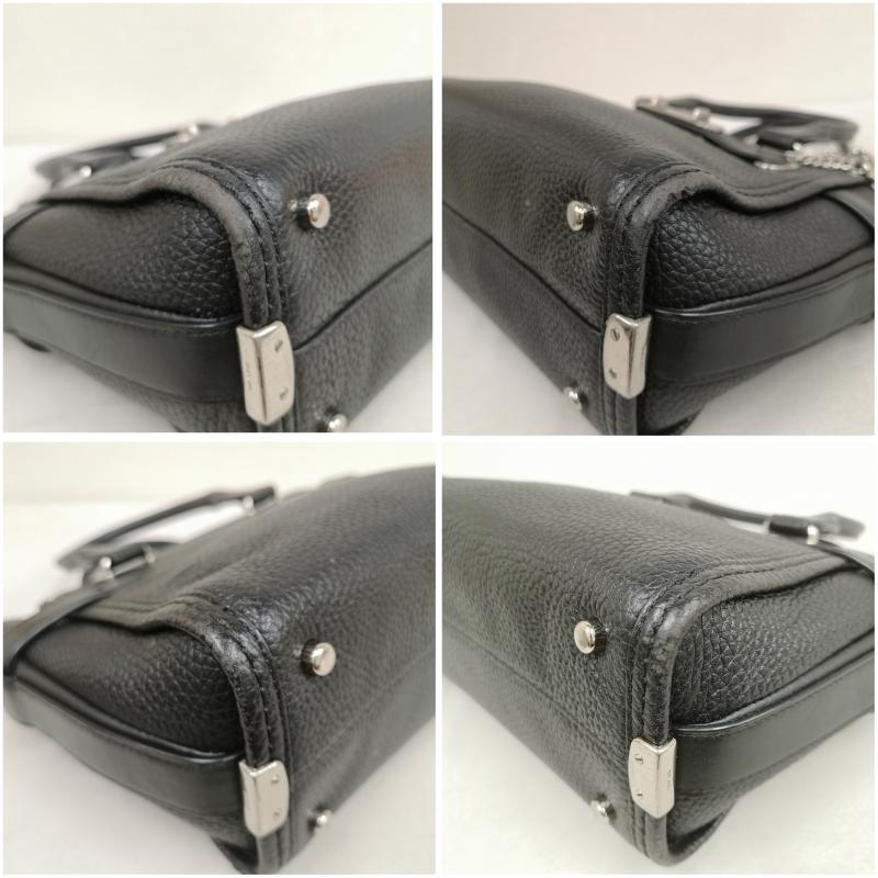 コーチ COACH ハンドバッグ ハンドバッグ スワッガー Swagger 21 キャリーオール ミニ 2WAY ハンド バッグ 2137444 - 黒 / ブラック / black レディース USED 古着 中古 50170392