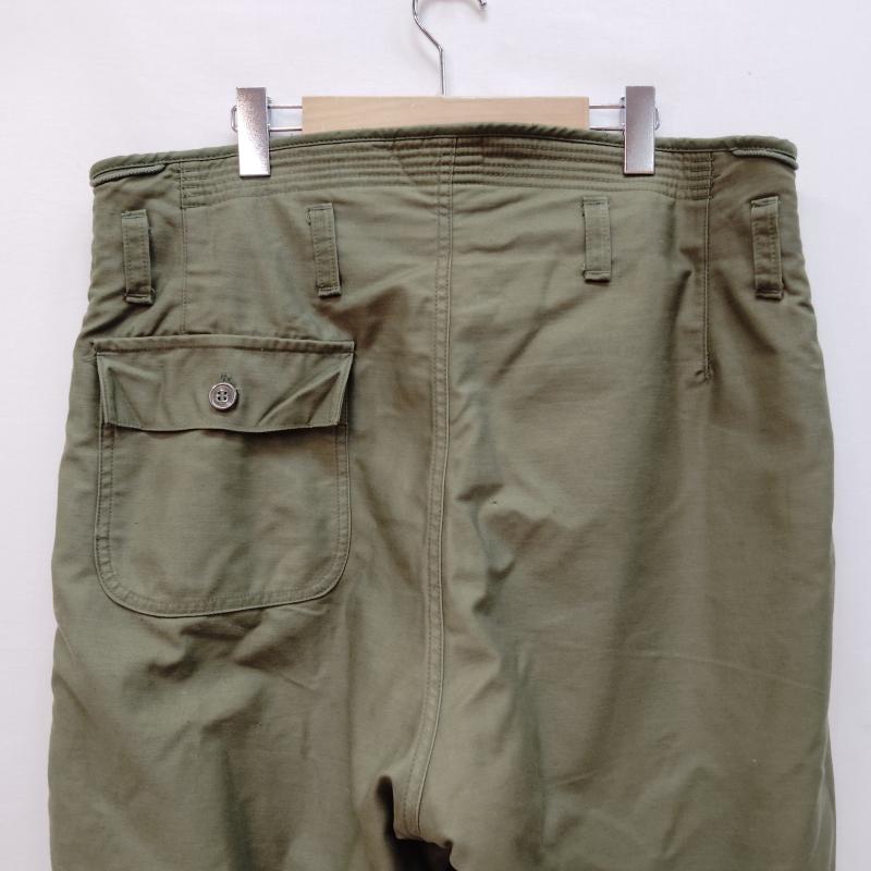 アルファ ALPHA パンツ ワークパンツ、ペインターパンツ A-2 デッキ パンツ アメリカ海軍 US NAVY L カーキ / カーキ / khaki メンズ USED 古着 中古 50170393