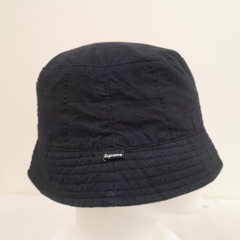 シュプリーム Supreme 帽子 ハット リバーシブル ２WAY チェック柄 バケット ハット - 黒 / ブラック / black X 灰 / グレー / gray メンズ USED 古着 中古 50170396
