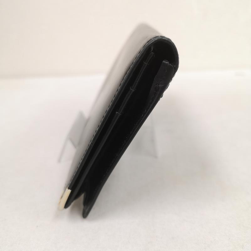 カルティエ Cartier 財布 長財布 マスト ドゥ Must de ライン レザー製 長財布 札入れ - 黒 / ブラック / black メンズ USED 古着 中古 50170402