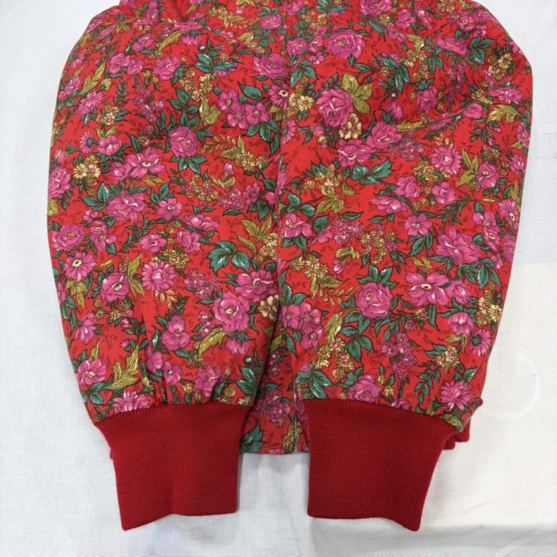 ケンゾー KENZO ジャケット、上着 ジャンパー、ブルゾン 80s 90s OLD ローズ バラ 花柄 キルティング 中綿 ジャケット ジップアップ ブルゾン 日本製 ヴィンテージ 38 花柄 X プリント 赤 / レッド / red X マルチカラー / マルチカラー / multicolor レディース USED 古着 中古 50170403
