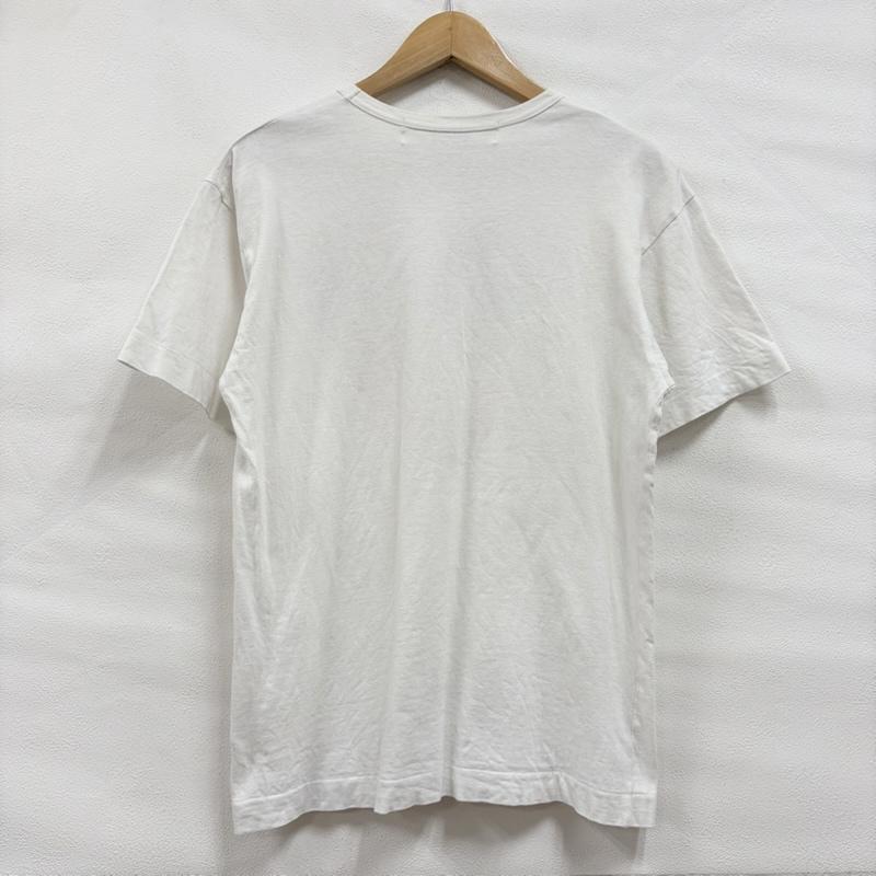 コムデギャルソン COMME des GARCONS Tシャツ 半袖 PLAY プレイ ハート 半袖 Tシャツ ロゴ プリント ワッペン パッチ M プリント X ロゴ、文字 X 刺繍 白 / ホワイト / white X 赤 / レッド / red X 黒 / ブラック / black メンズ USED 古着 中古 50170406