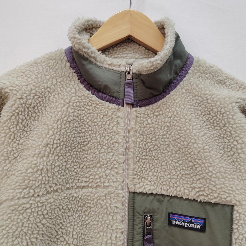 パタゴニア patagonia ジャケット、上着 ジャンパー、ブルゾン フリース メンズ クラシック レトロX ジャケット ペリカン XS ベージュ / ベージュ / beige X カーキ / カーキ / khaki メンズ USED 古着 中古 50170441