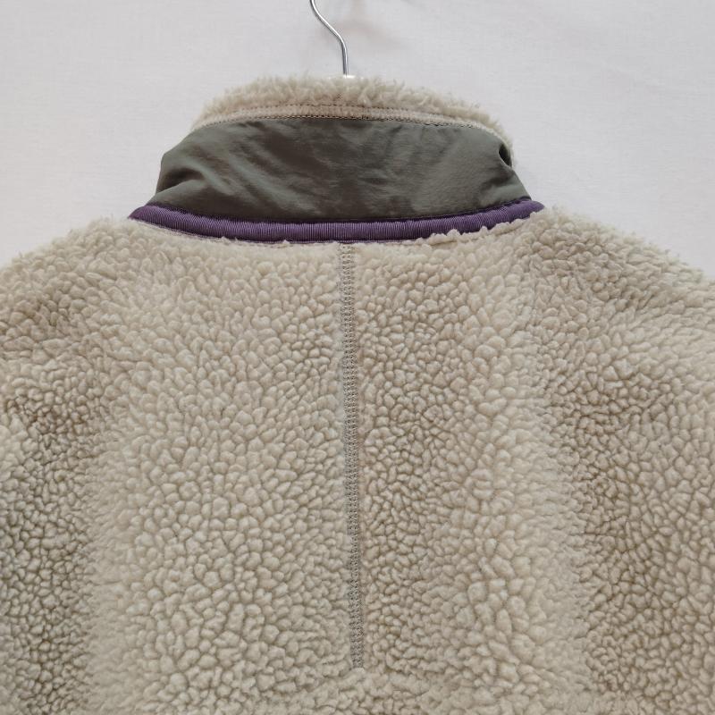 パタゴニア patagonia ジャケット、上着 ジャンパー、ブルゾン フリース メンズ クラシック レトロX ジャケット ペリカン XS ベージュ / ベージュ / beige X カーキ / カーキ / khaki メンズ USED 古着 中古 50170441