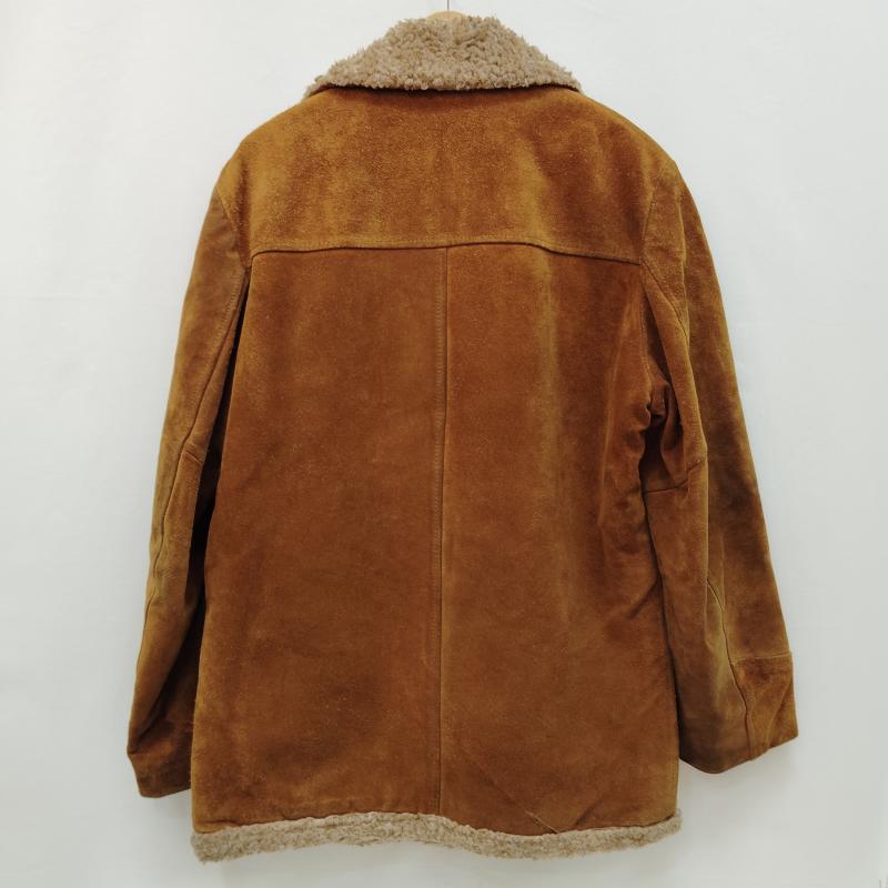 クーパー COOPER コート コート一般 60s 70s ヴィンテージ スエード ボア ランチ コート ダッフル コート 42 茶 / ブラウン / brown X ベージュ / ベージュ / beige メンズ USED 古着 中古 50170444