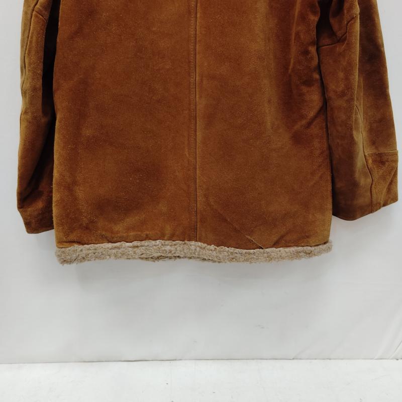 クーパー COOPER コート コート一般 60s 70s ヴィンテージ スエード ボア ランチ コート ダッフル コート 42 茶 / ブラウン / brown X ベージュ / ベージュ / beige メンズ USED 古着 中古 50170444