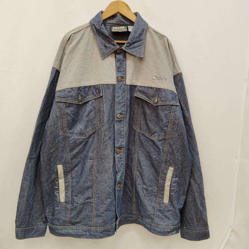 ＵＳＥＤ古着 USED/古着 ジャケット、上着 ジャケット、ブレザー CULTURE JEANS カルチャー ジーンズ デニム ジャケット 3L インディゴ / インディゴ / Indigo X 水色 / ライトブルー / メンズ USED 古着 中古 50170451