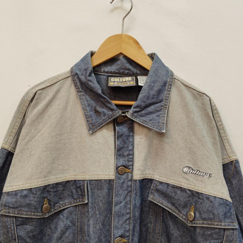 ＵＳＥＤ古着 USED/古着 ジャケット、上着 ジャケット、ブレザー CULTURE JEANS カルチャー ジーンズ デニム ジャケット 3L インディゴ / インディゴ / Indigo X 水色 / ライトブルー / メンズ USED 古着 中古 50170451