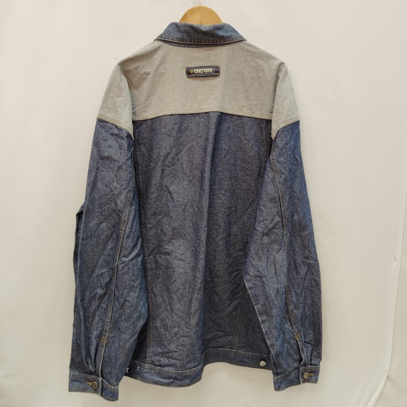 ＵＳＥＤ古着 USED/古着 ジャケット、上着 ジャケット、ブレザー CULTURE JEANS カルチャー ジーンズ デニム ジャケット 3L インディゴ / インディゴ / Indigo X 水色 / ライトブルー / メンズ USED 古着 中古 50170451