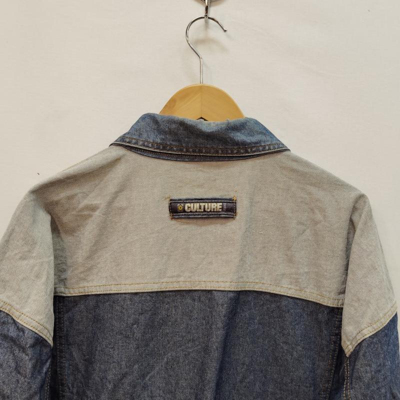 ＵＳＥＤ古着 USED/古着 ジャケット、上着 ジャケット、ブレザー CULTURE JEANS カルチャー ジーンズ デニム ジャケット 3L インディゴ / インディゴ / Indigo X 水色 / ライトブルー / メンズ USED 古着 中古 50170451
