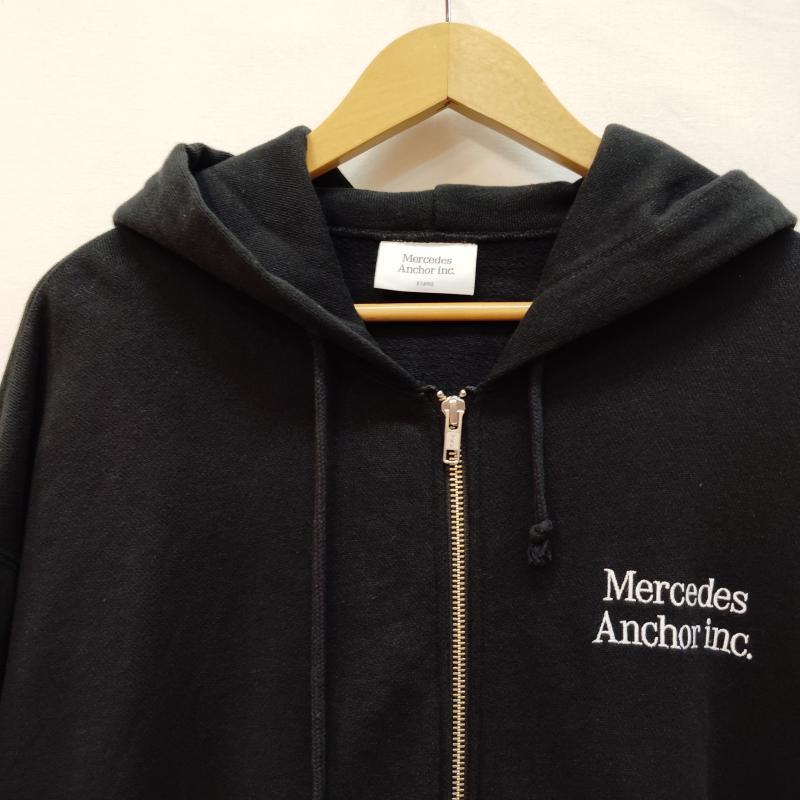 ＵＳＥＤ古着 USED/古着 パーカー 長袖 Mercedes Anchor Inc. メルセデス アンカー インク ジップ アップ パーカー XL 黒 / ブラック / black メンズ USED 古着 中古 50170453