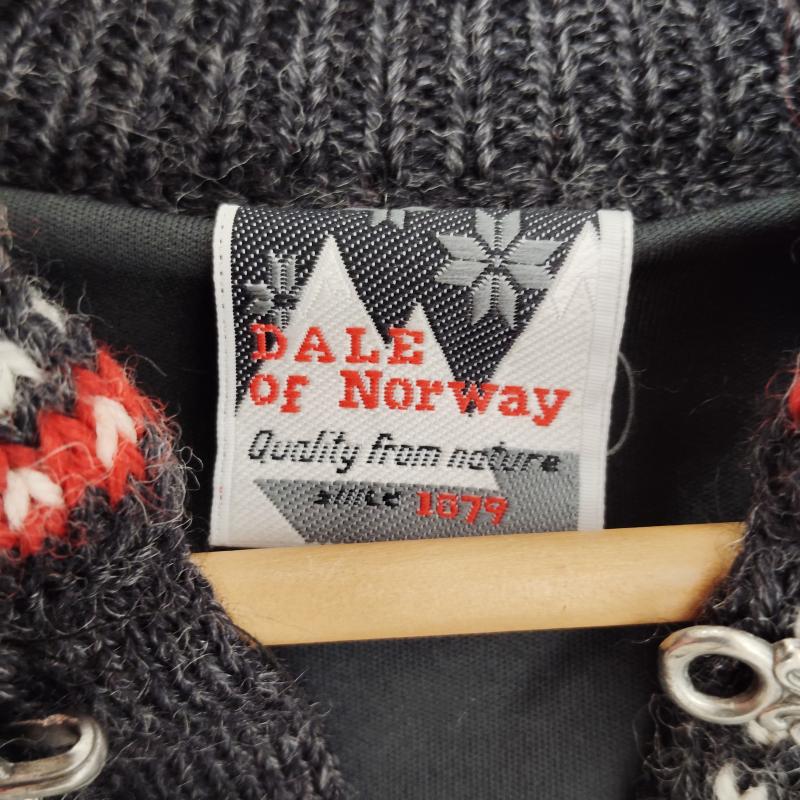 ダーレ オブ ノルウェイ DALE OF NORWAY ニット、セーター 長袖 ノルディック柄 ウール ニット セーター M オフホワイト / オフホワイト / X 赤 / レッド / red X 灰 / グレー / gray メンズ USED 古着 中古 50170454