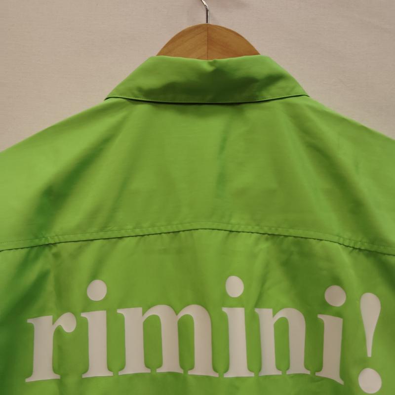 エムエスジーエム MSGM シャツ、ブラウス 長袖 ドレス シャツ バック デカ ロゴ プリント タグ付き - 黄緑 / イエローグリーン / メンズ USED 古着 中古 50170459
