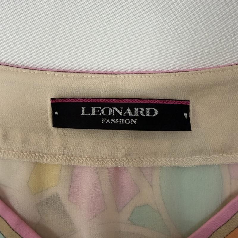 レオナール LEONARD ワンピース ひざ丈スカート FASHION チュニック 花柄 ワンピース 日本製 0150311 3 マルチカラー / マルチカラー / multicolor レディース USED 古着 中古 50170489