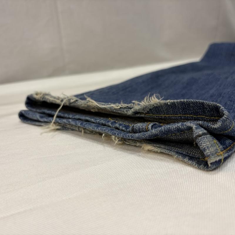 トゥルーレリジョン TRUE RELIGION パンツ ワークパンツ、ペインターパンツ 814 デニム フレア デニム パンツ USA製 28インチ インディゴ / インディゴ / Indigo メンズ USED 古着 中古 50170490
