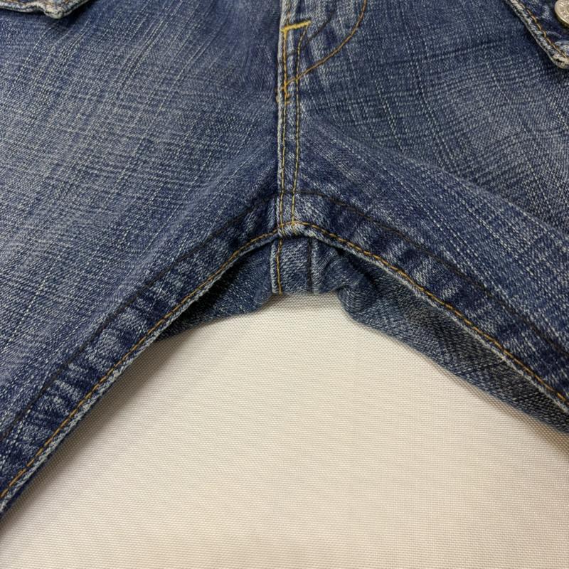 トゥルーレリジョン TRUE RELIGION パンツ ワークパンツ、ペインターパンツ 814 デニム フレア デニム パンツ USA製 28インチ インディゴ / インディゴ / Indigo メンズ USED 古着 中古 50170490