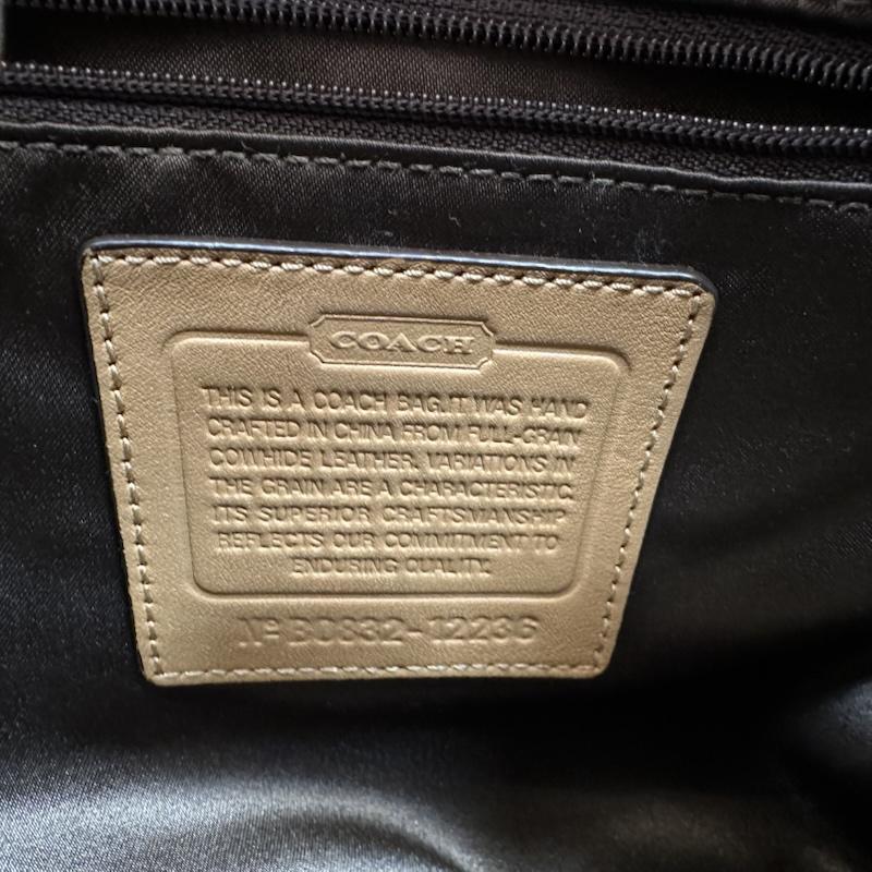 コーチ COACH ハンドバッグ ハンドバッグ エルゴ レザー プリーテッド ラージ ホーボー ハンドバッグ 12236 - ベージュ / ベージュ / beige レディース USED 古着 中古 50170493