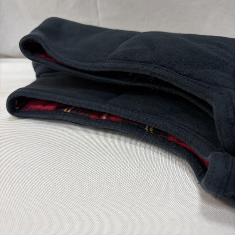 ポロバイラルフローレン Polo by RALPH LAUREN ジャケット、上着 ジャンパー、ブルゾン 中綿 スウェット ベスト 裏地 チェック M 黒 / ブラック / black X 赤 / レッド / red メンズ USED 古着 中古 50170504