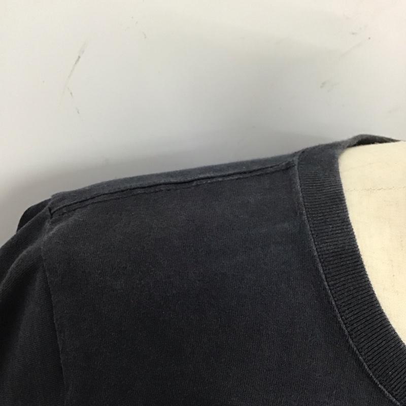 フェローズ Pherrow s Tシャツ 半袖 半袖カットソー プリントTシャツ クルーネックカットソー 38 プリント 紺 / ネイビー /  メンズ USED 古着 中古 10113150