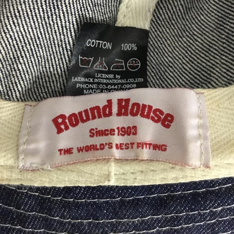 ラウンドハウス ROUND HOUSE 帽子 ハット メトロハット デニム帽 無地 インディゴ / インディゴ /  メンズ USED 古着 中古 10136472