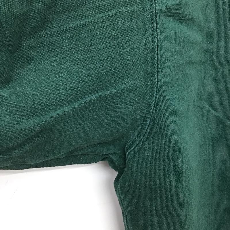 カーハート Carhartt カットソー 長袖 長袖カットソー ヘンリーネックカットソー M ロゴ、文字 緑 / グリーン /  メンズ USED 古着 中古 10149949